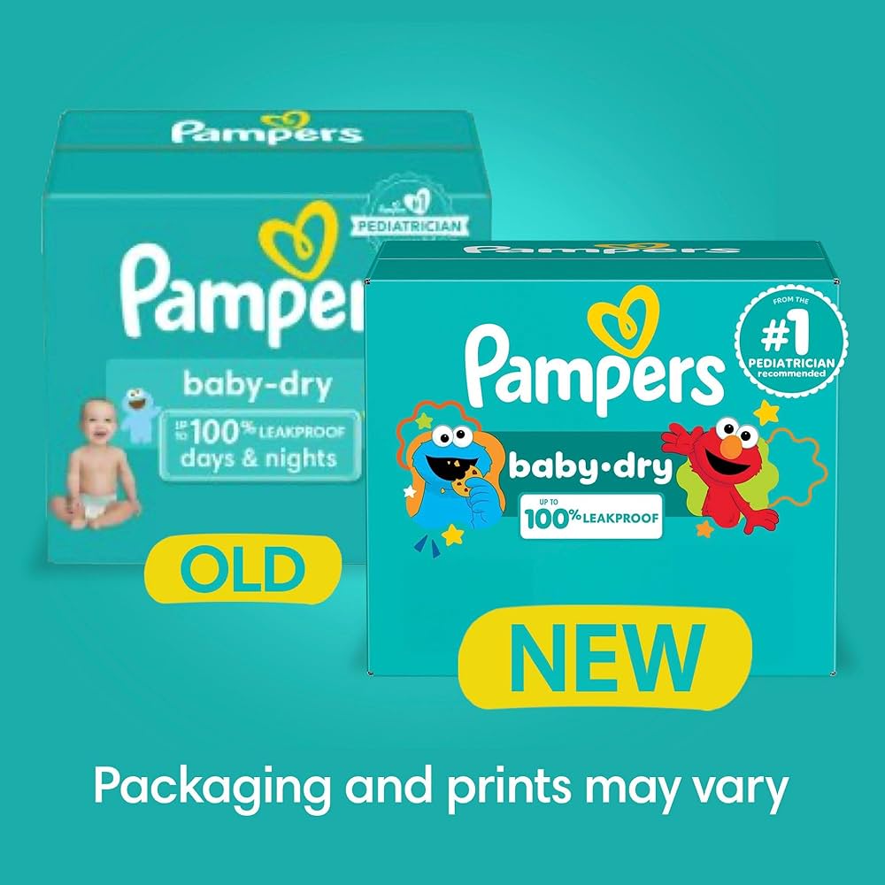 Amazon.com: Pampers Diapers - Baby Dry - Size 4, 28 Count